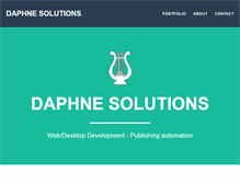 Tablet Screenshot of daphne-solutions.com